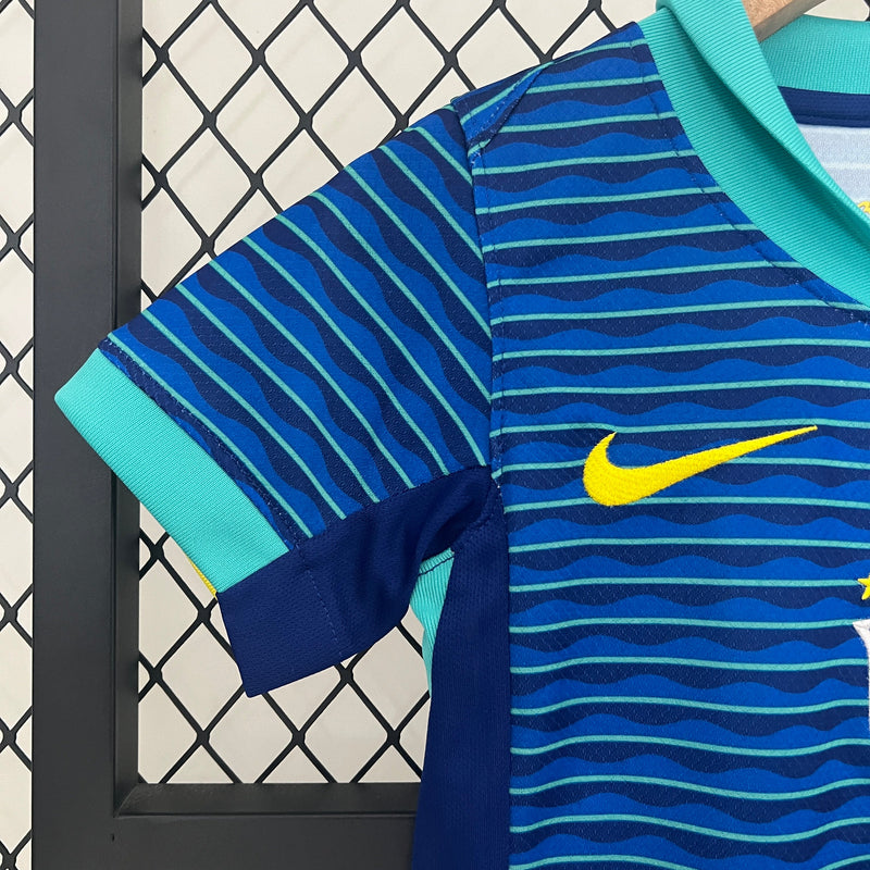 Seleção Brasileira Kit Infantil Away 2024-25 - Nike