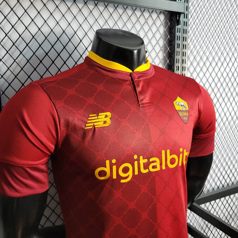 Camisa Roma I 23/24 Vermelha - New Balance - Masculino Jogador