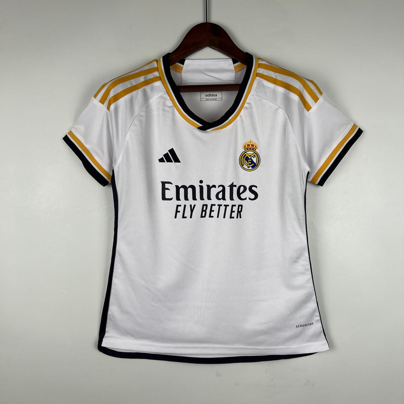 Camisa Real Madrid I Feminina 23/24 Adidas - Branca