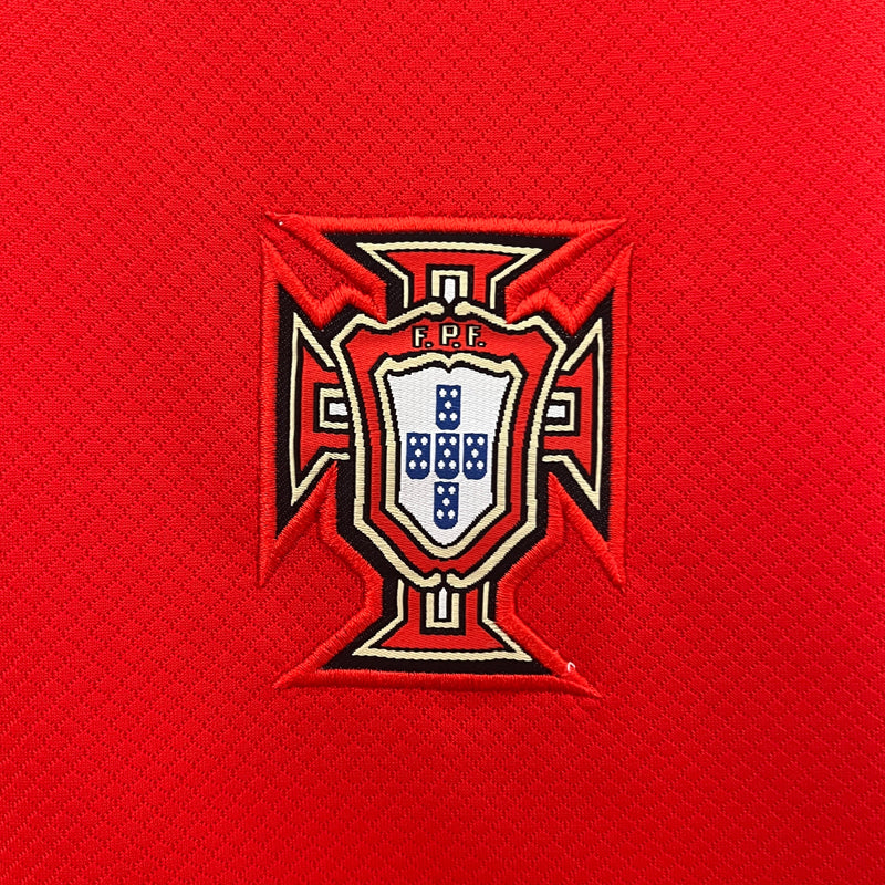 Camisa Portugal 2024/25 Feminina Home - Vermelha