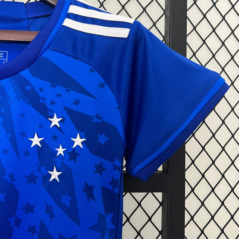 Camisa Cruzeiro I Feminina 24/25 - Adidas - Azul