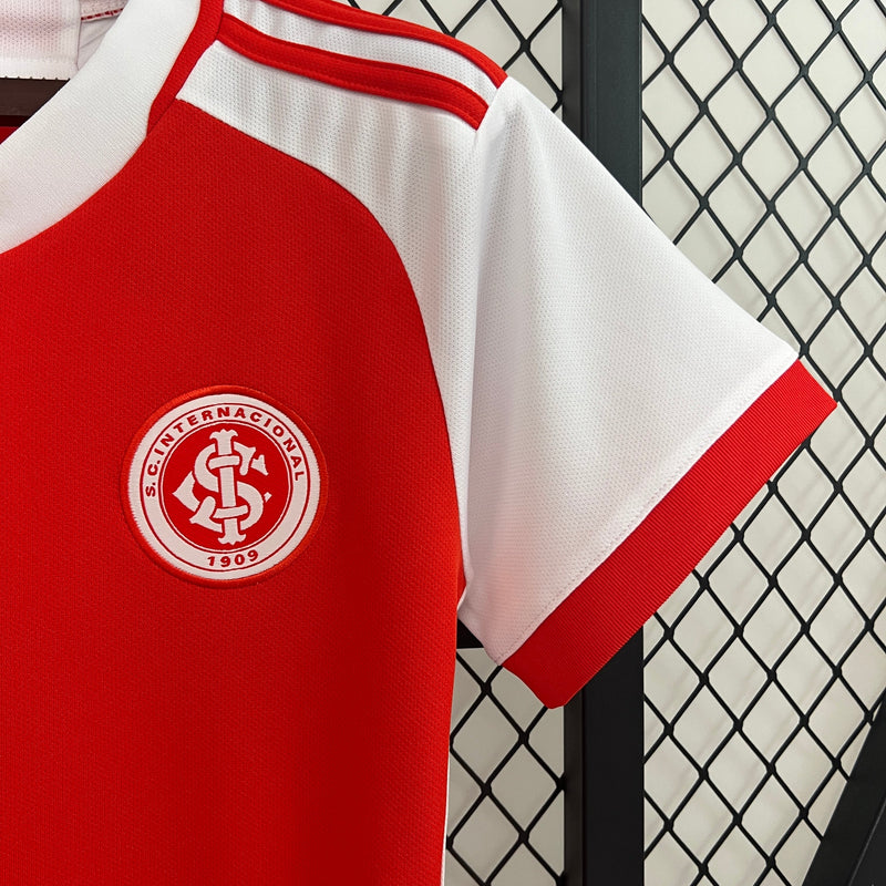 Camisa Feminina Internacional I 24/25 Adidas - Vermelha