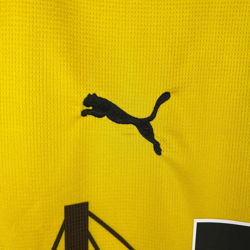 Camisa Borussia Dortmund I 23/24 Puma - Amarelo e Preto