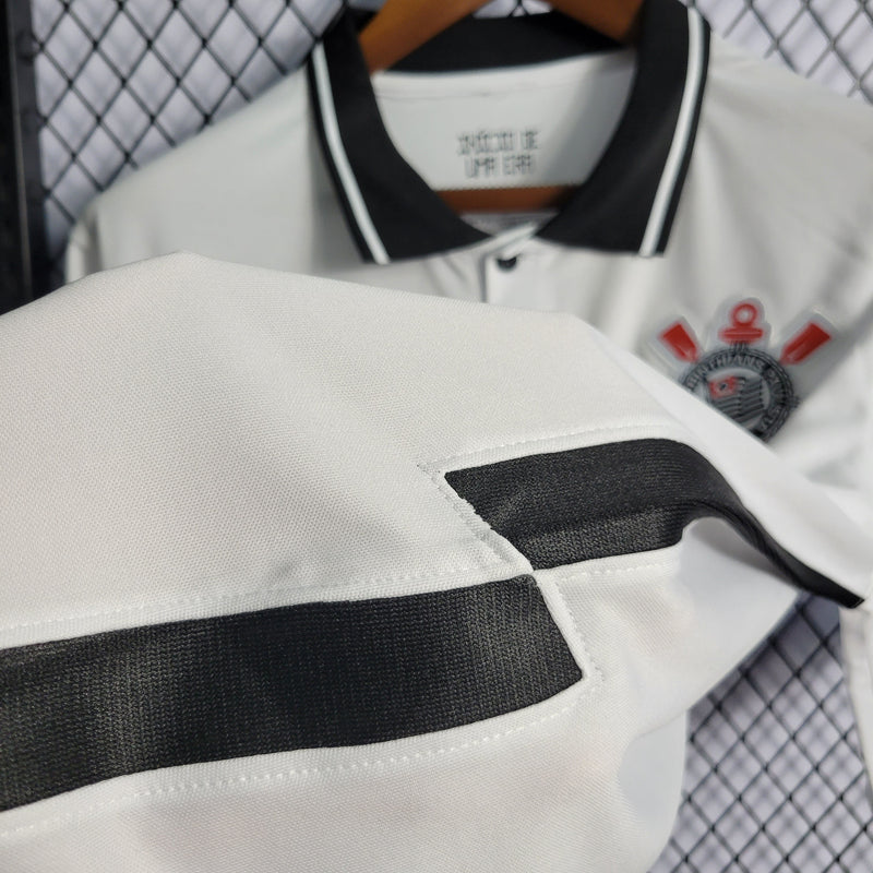 Camisa Corinthians I 20/21 Nike - Masculina - Branca+Preto