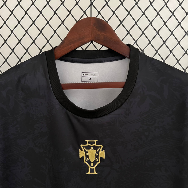 Camisa Portugal 2023 Edição Especial GOAT - Black