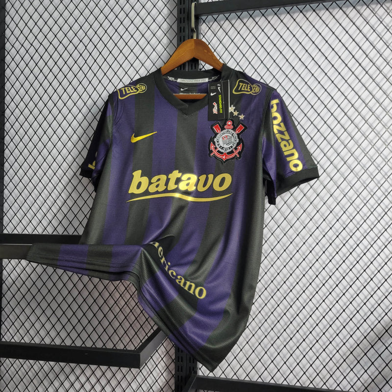 Camisa Retrô Corinthians II 09/10 Nike - Masculina - Roxa