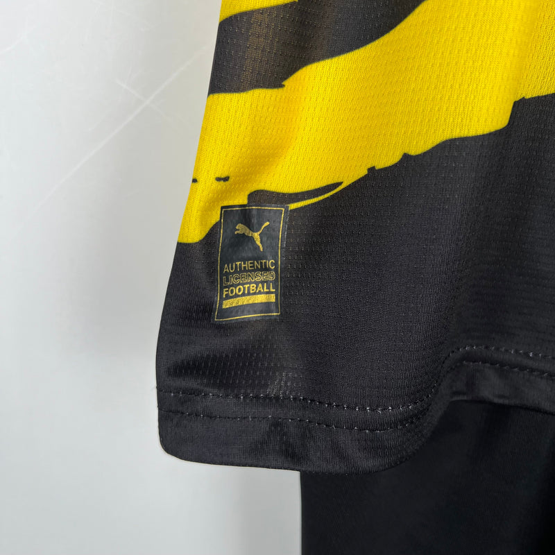 Kit Infantil Borussia Dortmund I 23/24 Puma - Amarela