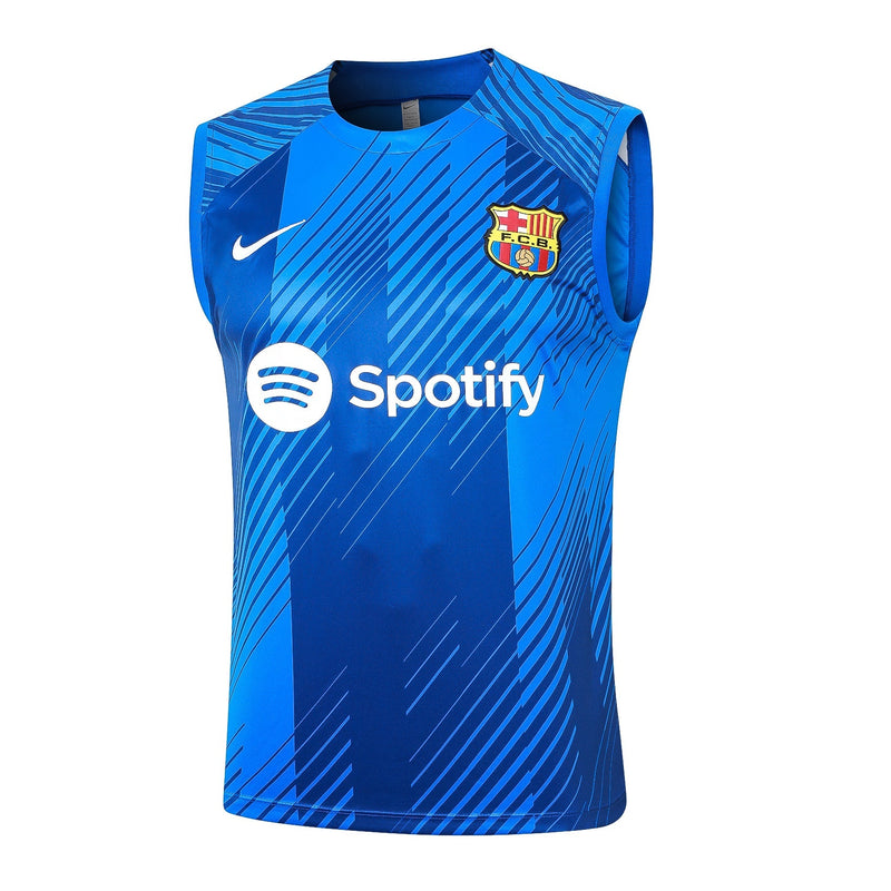 Kit Treino Barcelona 23/24 Nike - Azul