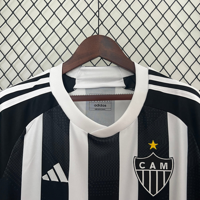 Camisa Atlético Mineiro I 24/25 Adidas - Preto e Branca