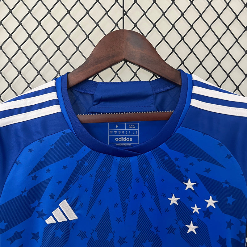 Camisa Cruzeiro I Feminina 24/25 - Adidas - Azul