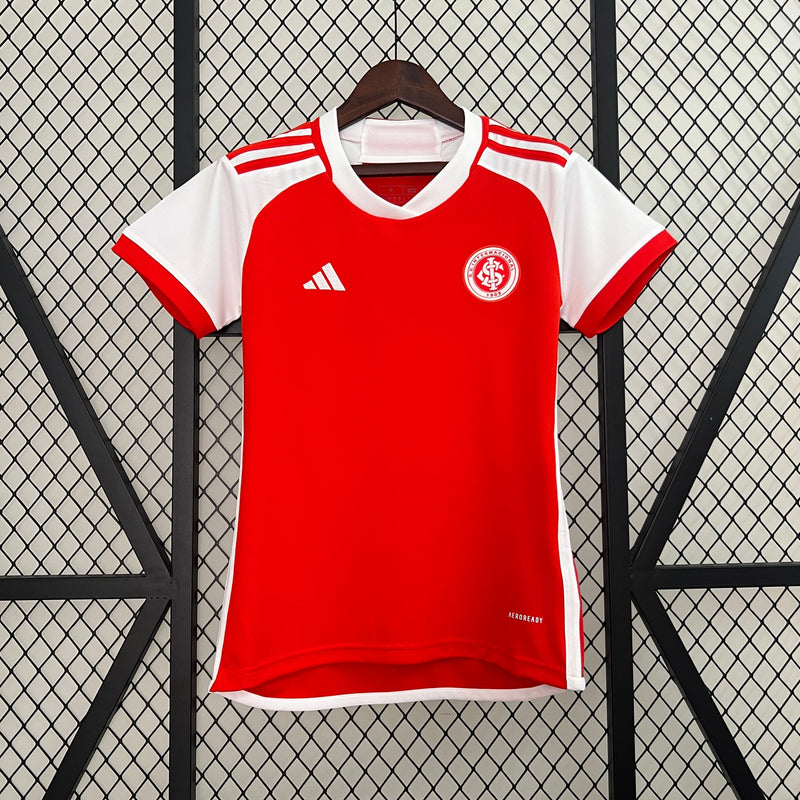 Camisa Feminina Internacional I 24/25 Adidas - Vermelha