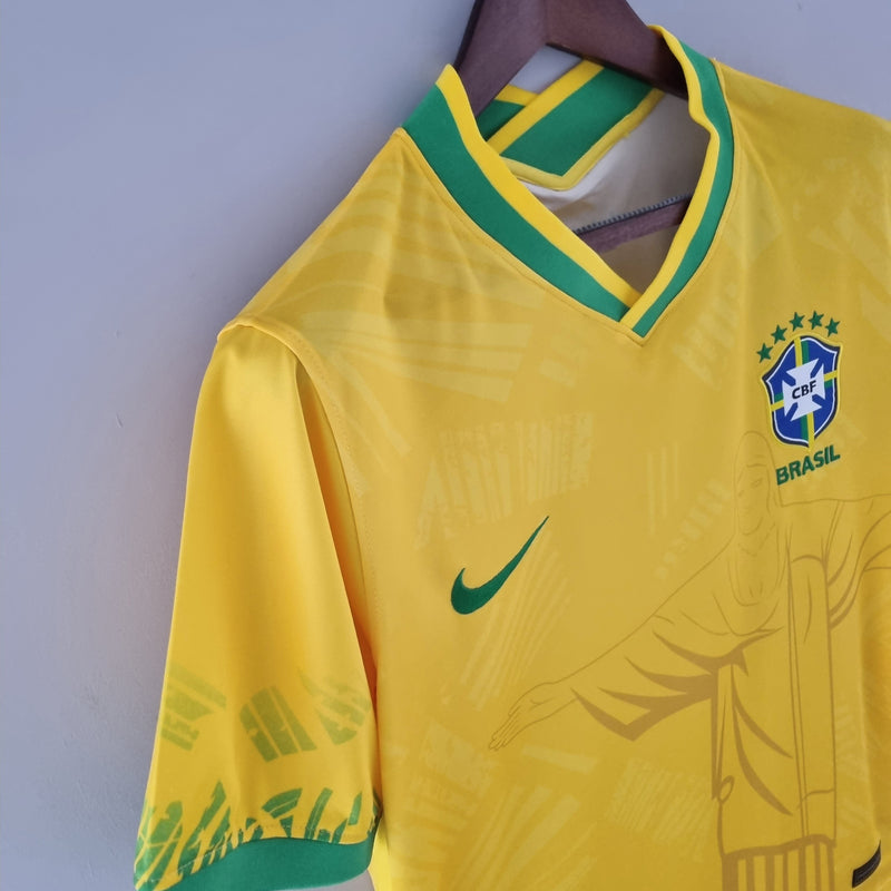 Camisa Seleção Brasil 2022 Nike - Amarela - Conceito Rio