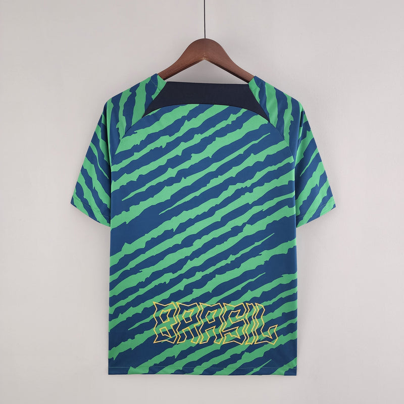 Camisa Seleção Brasil 2022 Nike - Verde e Azul - Edição Especial