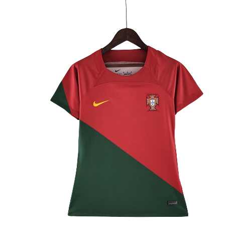 Camisa Feminina Portugal 22/23 Nike - Vinho e Verde