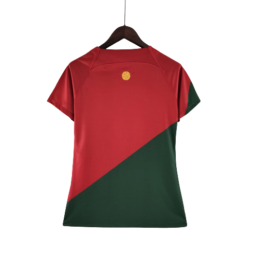 Camisa Feminina Portugal 22/23 Nike - Vinho e Verde