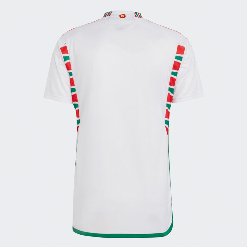 Camisa Seleção País de Gales II 2022 Adidas - Branco