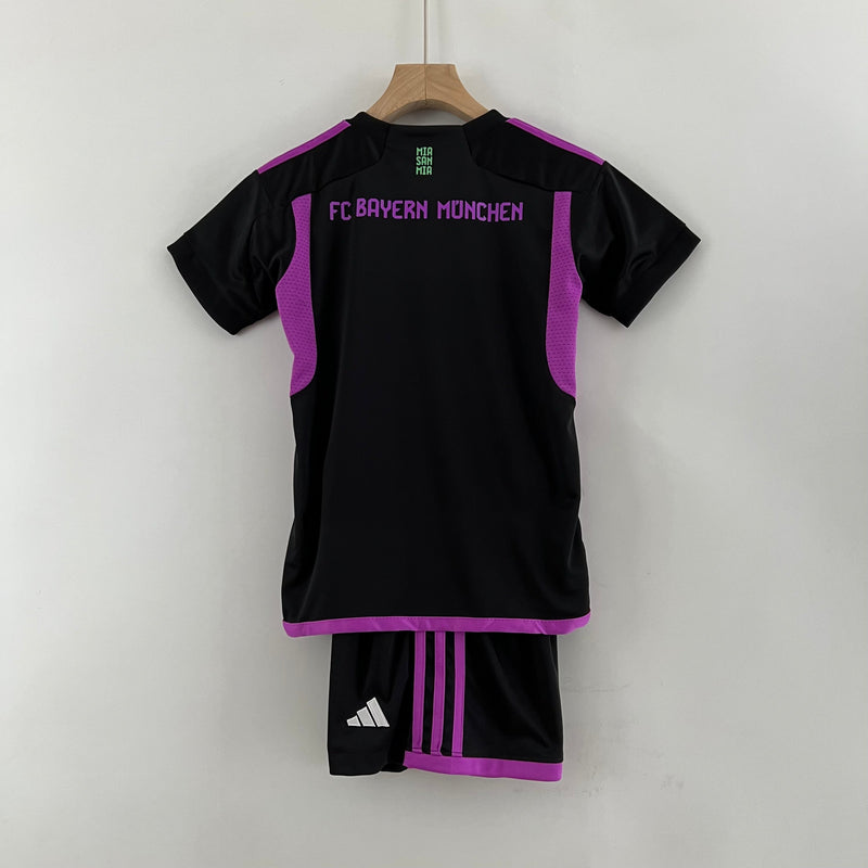 Kit Infantil Bayern Muchen II  23/24 Adidas - Preto