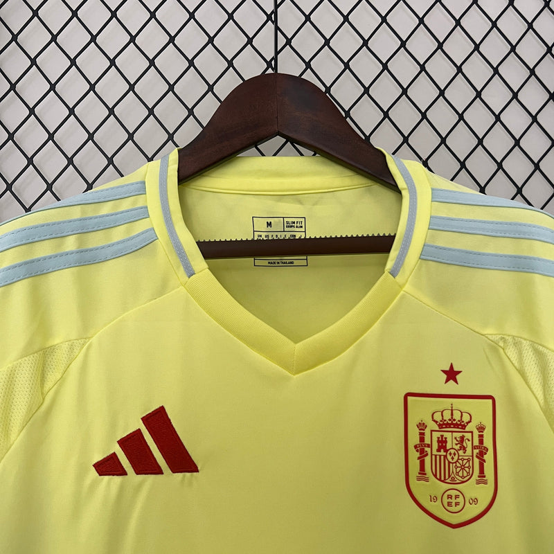 Camisa Espanha 2024/25 Away - Amarela - Adidas