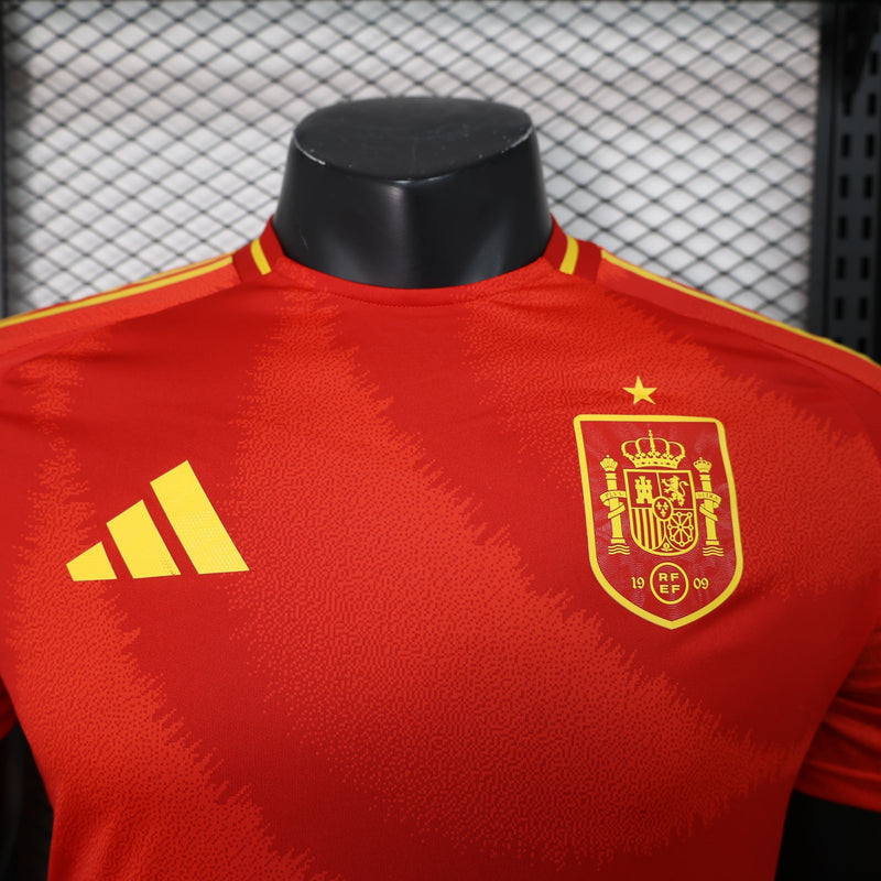 Camisa Espanha I 2024/25 Vermelha - Adidas - Masculino Jogador