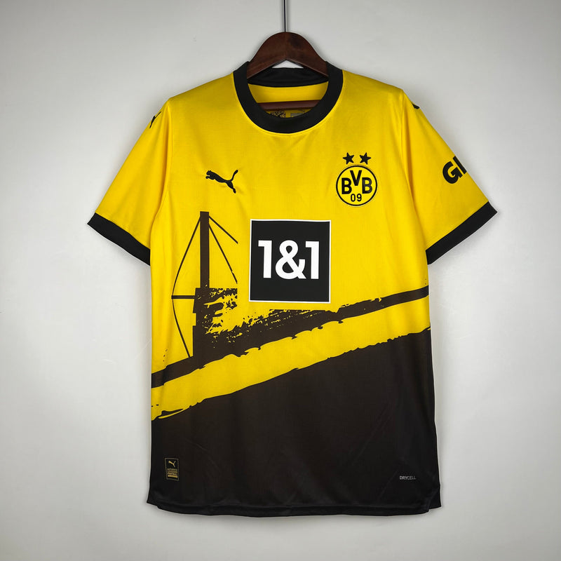 Camisa Borussia Dortmund I 23/24 Puma - Amarelo e Preto