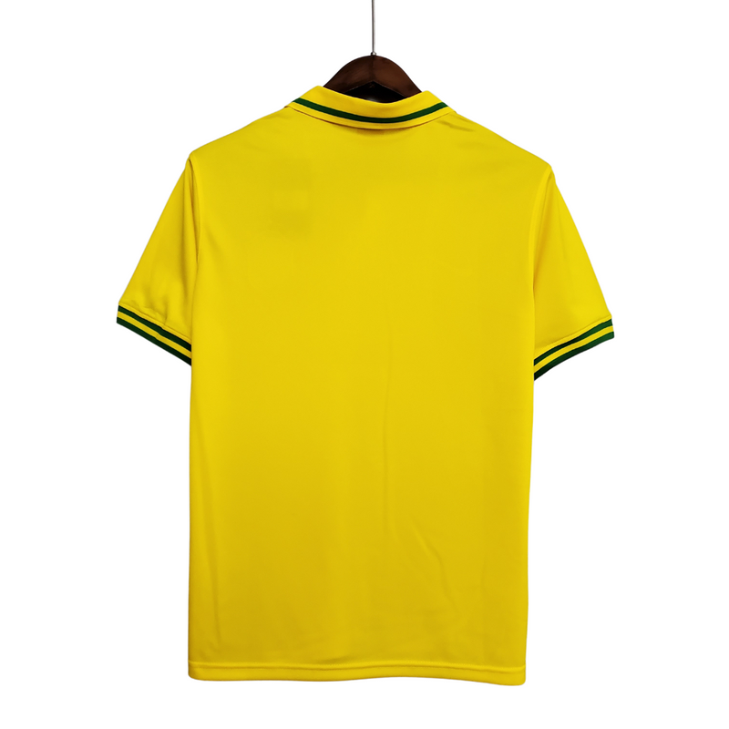 Camisa Polo Brasil Amarela - Masculina