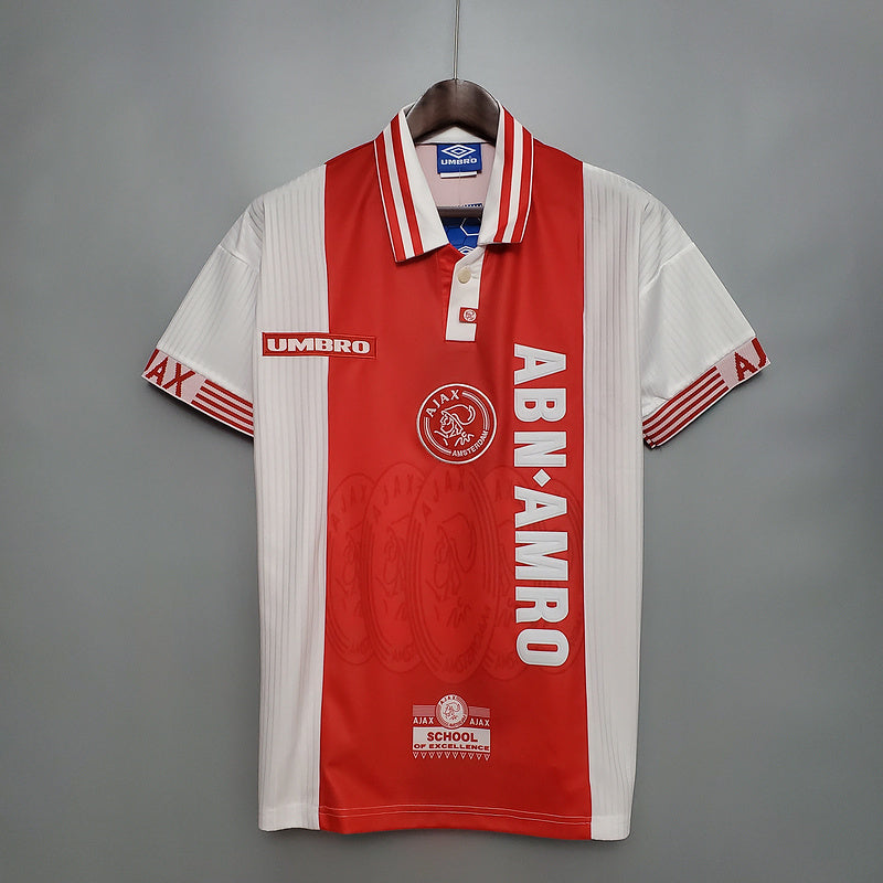 Camisa Ajax Retrô 1997/1998 Vermelha e Branca - Umbro