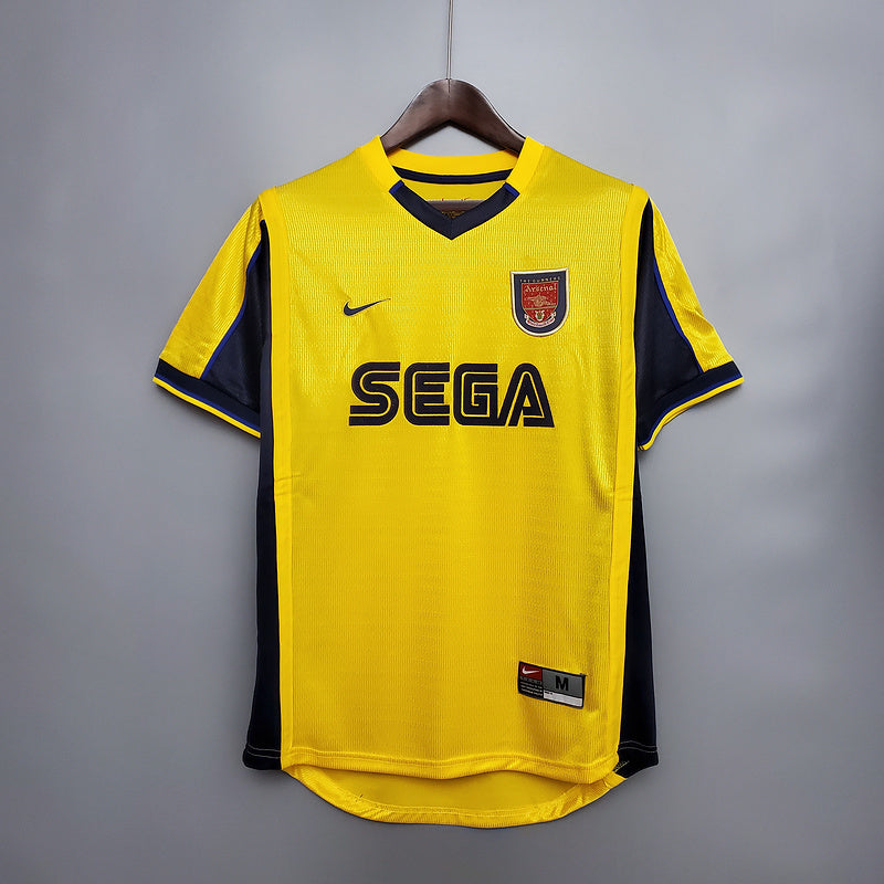 Camisa Arsenal Retrô 1999/2000 Amarela - Nike