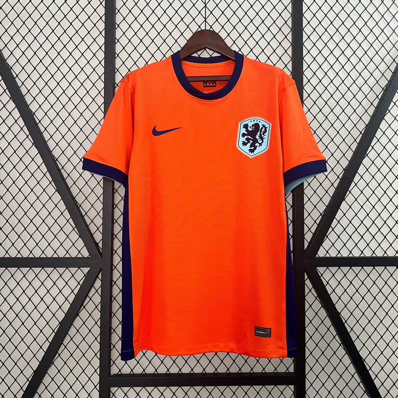 Camisa Holanda 2024/25 Home - Laranja - Nike