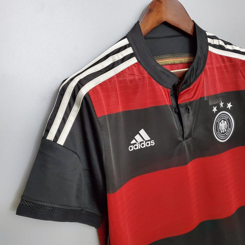 Camisa Alemanha Retrô 2014 - Adidas - Preto e Vermelha