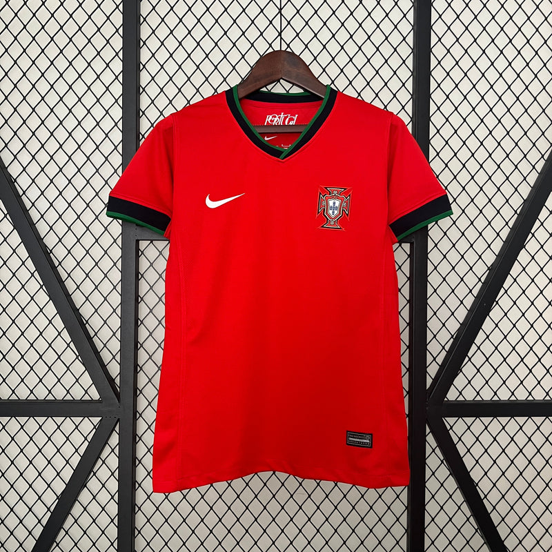 Camisa Portugal 2024/25 Feminina Home - Vermelha