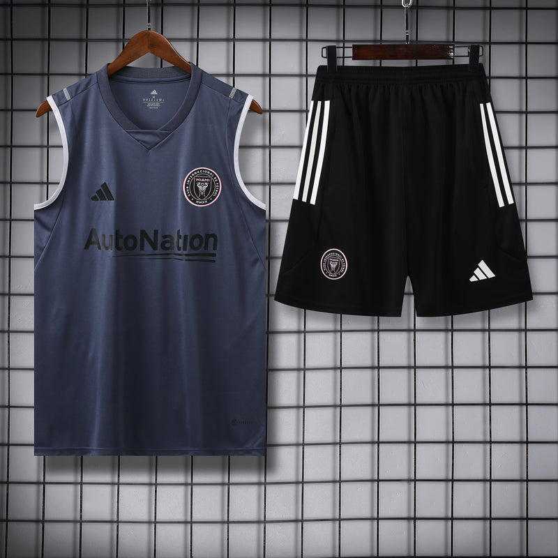 Kit Treino Inter de Miami 23/24 Adidas - Cinza