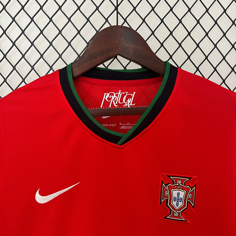 Camisa Portugal 2024/25 Feminina Home - Vermelha