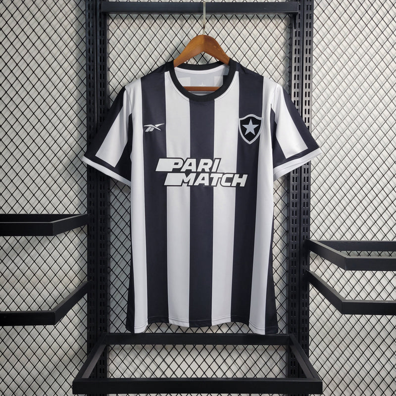 Camisa Botafogo I 23/24 Kappa - Preto e Branco