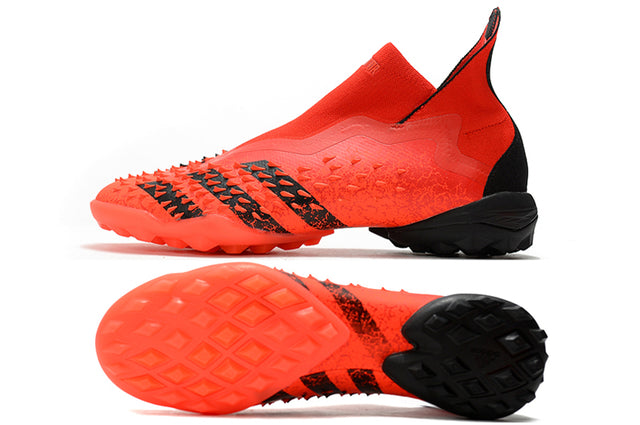 Chuteira Society Adidas Predator Freak+TF Red - Cano Alto