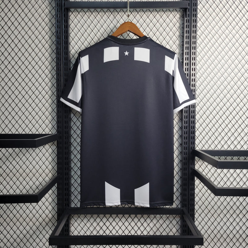 Camisa Botafogo I 23/24 Kappa - Preto e Branco